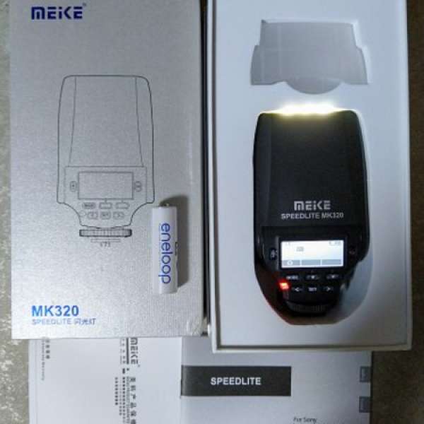 Meike 美科 MK320 便攜式 閃燈(Sony腳 A7, A9等適用)
