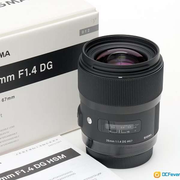 Sigma 35mm f1.4 Art DG HSM ( Canon mount )