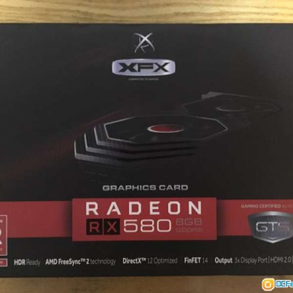陳列品清倉:XFX Radeon RX 580 GTS XXX Edition