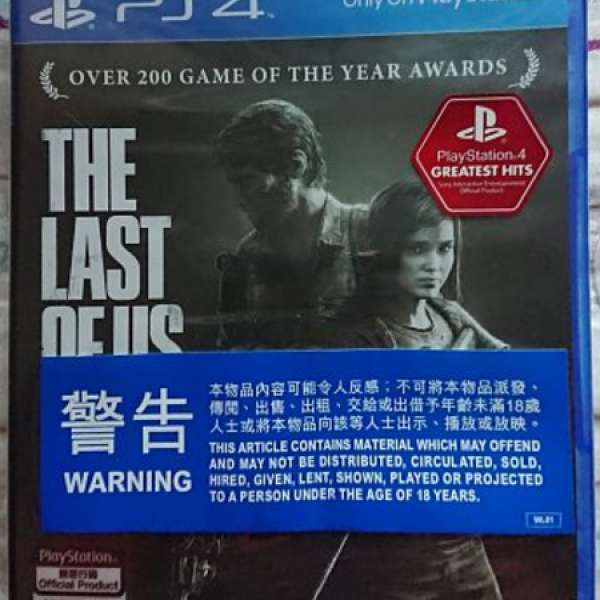 PS4 (全新) The Last Of Us 最後生還者 (中/英文版)