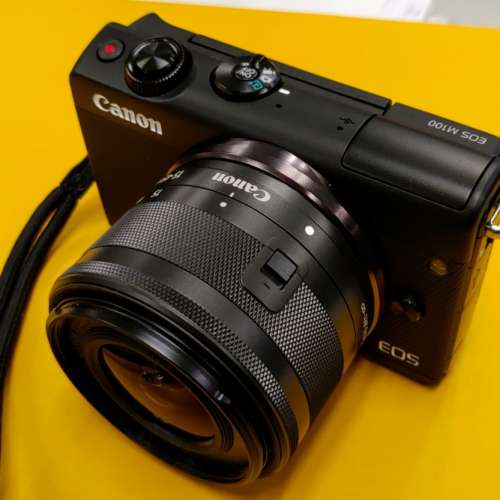 Canon EOS M100 & EF-M 15-45mm Kit set (黑色)