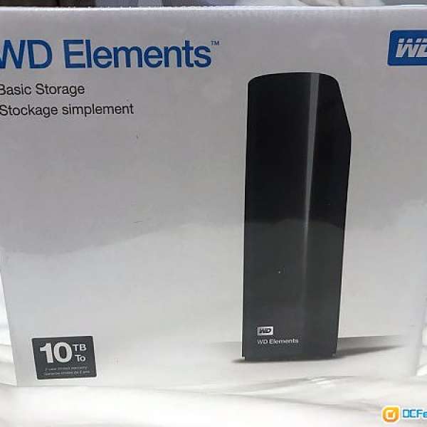 100% 全新未開封 WD Elements 10TB USB3.0 外置硬碟