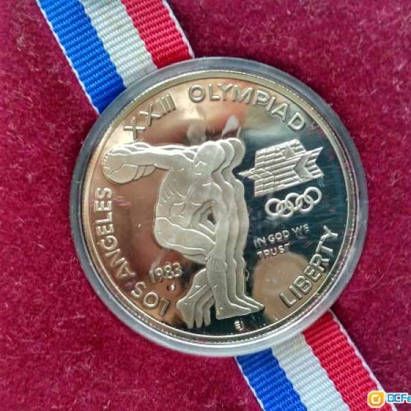 1983 United States Olympic Silver Dollar Proof Coin