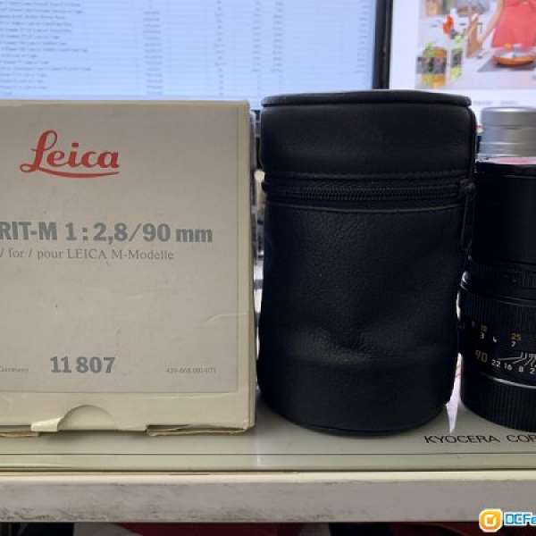 92-95% New Leica 90mm f/2.8 Elmarit M Lens with box