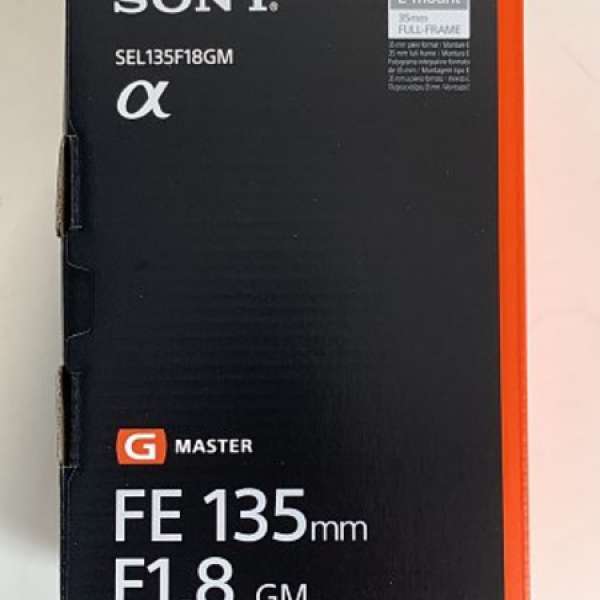 Sony FE 135mm f1.8GM Sony Store 行貨全新