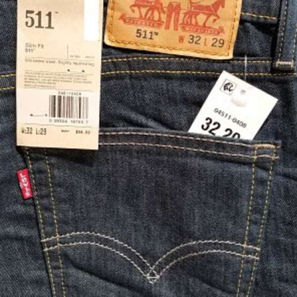 Levi's 511 Slim cut 100% new n have tag