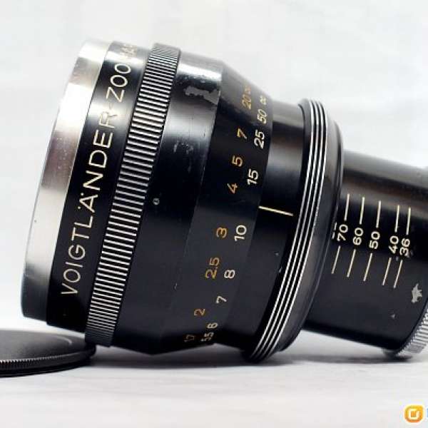 世上第一支變焦鏡 Voigtlander Kilfitt Zoomar 36-82mm f2.8 (恆定光圈)