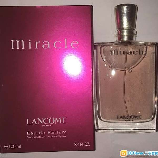(代友售) 全新Lancome Miracle Eau De Parfum 100ml 香水