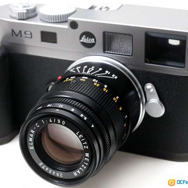 Leica ELMAR-C M 90/4 分辨率達150線對/mm，出相超靚，M連動極易對焦，鏡身、鏡片超...