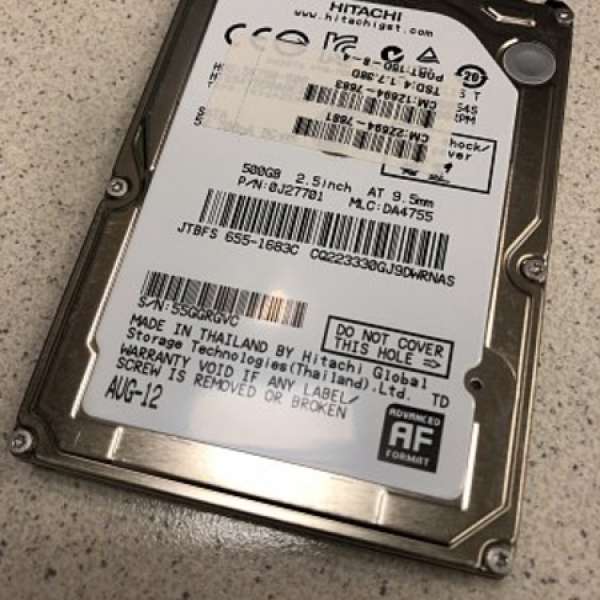 HITACHI notebook HDD 500Gb 2.5inch 2.5 SATA3 hard disk HardDisk