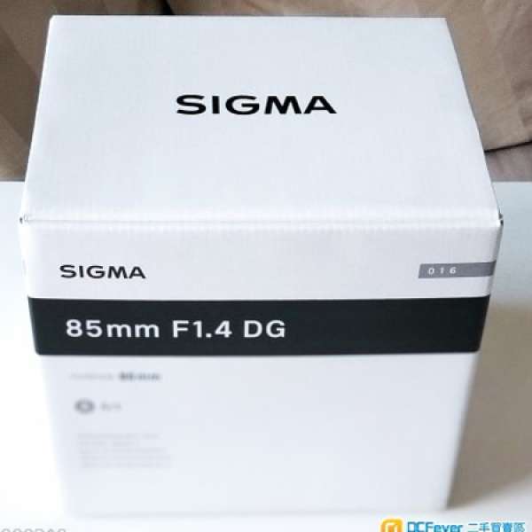 Sigma 85mm f1.4 Art (Canon mount) 行貨 99% new