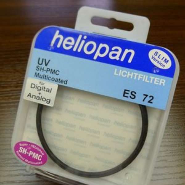 全新 Brand new Heliopan UV SH-PMC Multicoated Slim 72mm filter