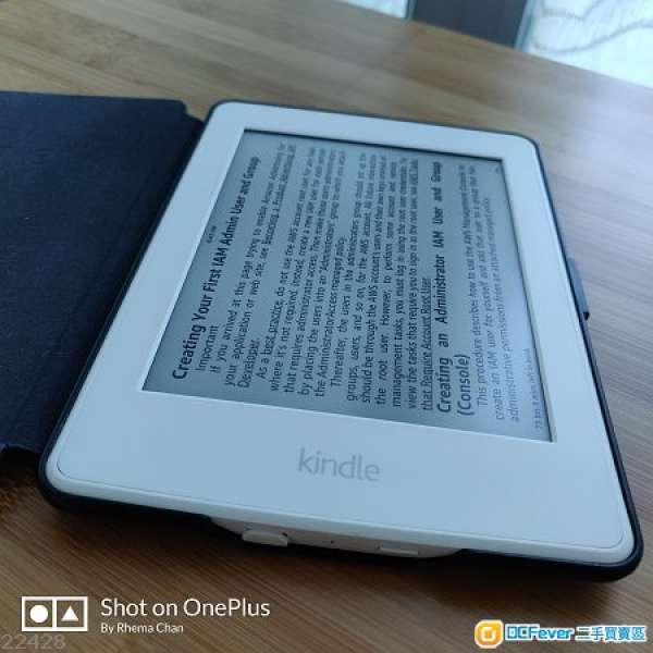 Kindle PaperWhite 3 White (2015) WiFi