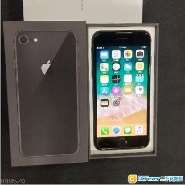 iphone 8 64gb 98%new 100%work hk original black  行貨黑色