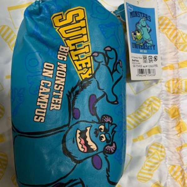 日本怪獸公司Monsters, Inc.毛毛化妝袋/筆袋/收納袋