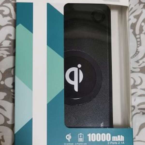 全新未開封 Verbatim Li-polymer Qi 5W Wireless Charging Power Pack 10,000mAh