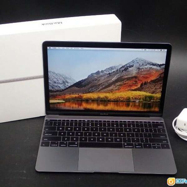 99%新全套Macbook 12-inch Retina Display 512G SSD Mid 2016 太空灰 香港行貨