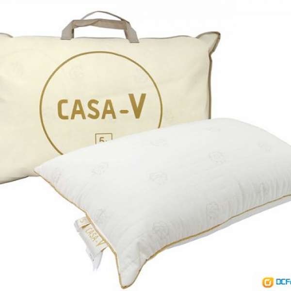全新品 Casablanca 卡撒天嬌, CASA-V 舒眠羊毛枕, 5A防菌, 防蟎功能, 舒壓枕 枕頭