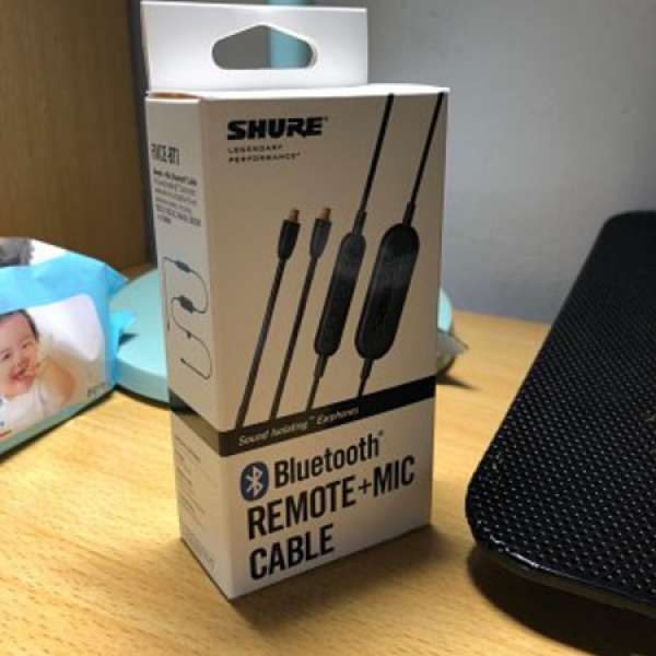 全新原裝正品SHURE 藍牙線 - BLUETOOTH REMOTE+MIC CABLE(RMCE-BT1)