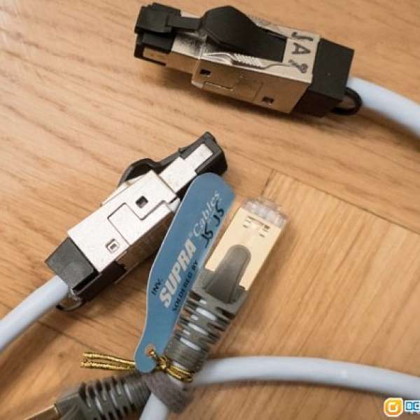 Telegartner + Supra Cat 8 Lan cable線材