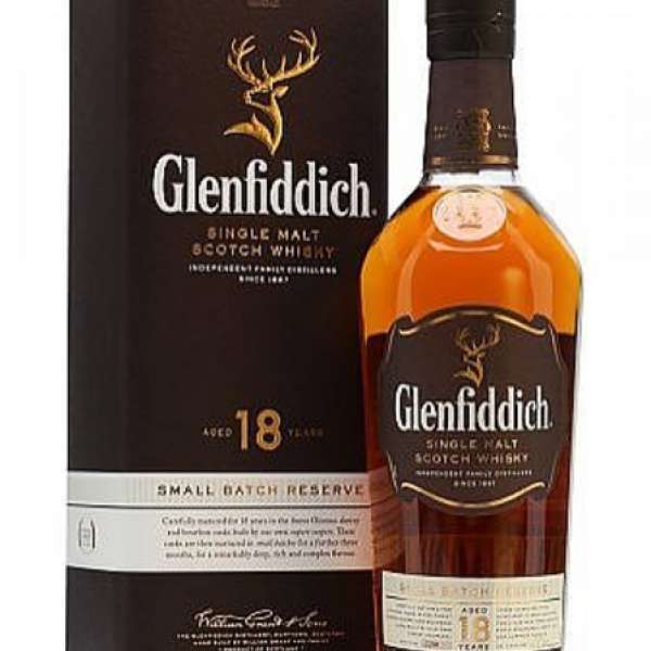 Glenfiddich 威士忌單一18年whisky whiskey single malt