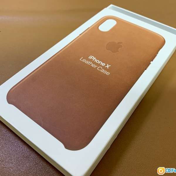 半價賣 Apple iPhone X Leather Case 真皮手機殼