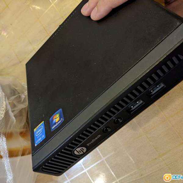 HP 17X17cm迷你電腦 Prodesk 400G1 HTPC Mini PC，I3-4130T/8G/80G/Win10