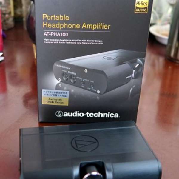 Audio Technica AT-PHA100 耳擴 幾乎全新 香港行貨 有單有盒 配件齊全
