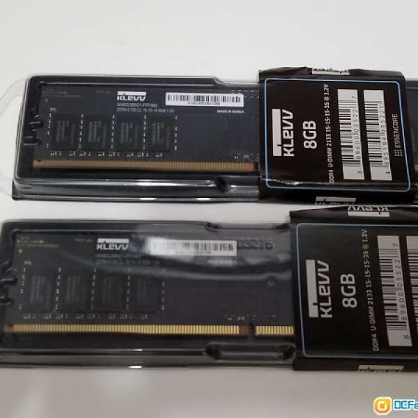 KLEVV DDR4 RAM 2133MHz 8Gx2