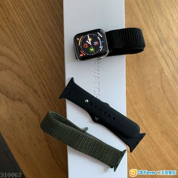 Apple Watch series 4 40mm stainless steel 銀鋼 LTE