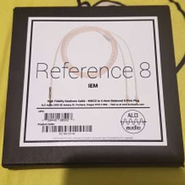 9成新 ALO Audio Reference 8 mmcx 4.4mm