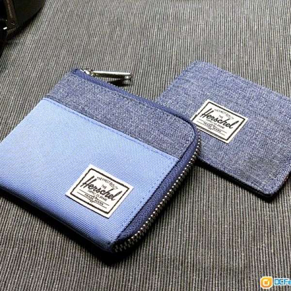 HERSCHEL 銀包 Wallet+ 卡片套 Card Holder 一對 9成新