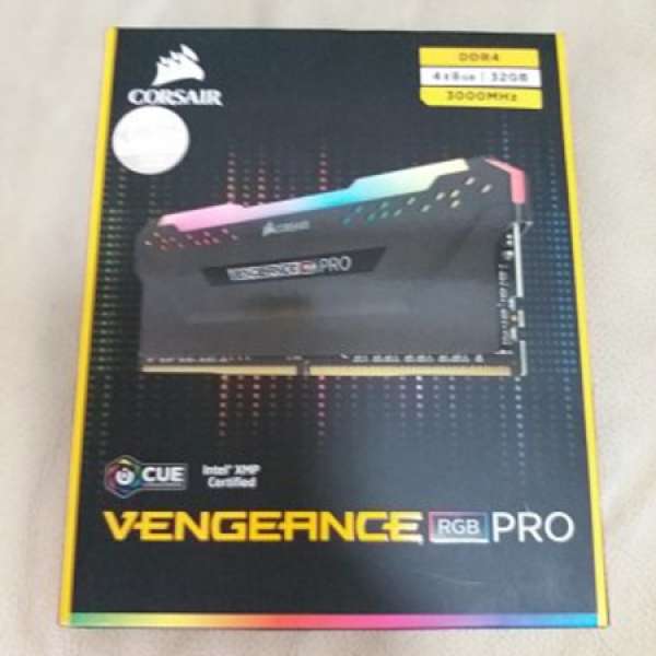 CORSAIR Vengeance RGB PRO 32GB (4x8GB) DDR4 3000MHz (z390 z370 x99)