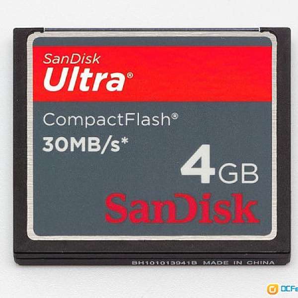 Sandisk Ultra 4G CF card