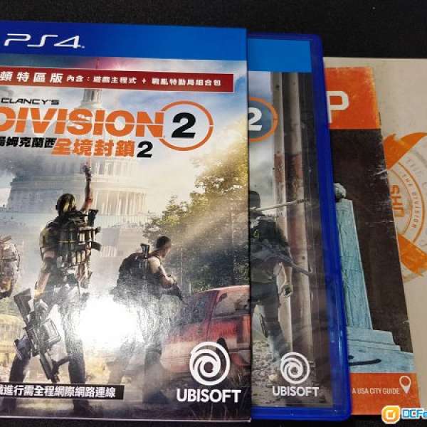 出售PS4 The Division 2(華盛頓特區版) 中英文版