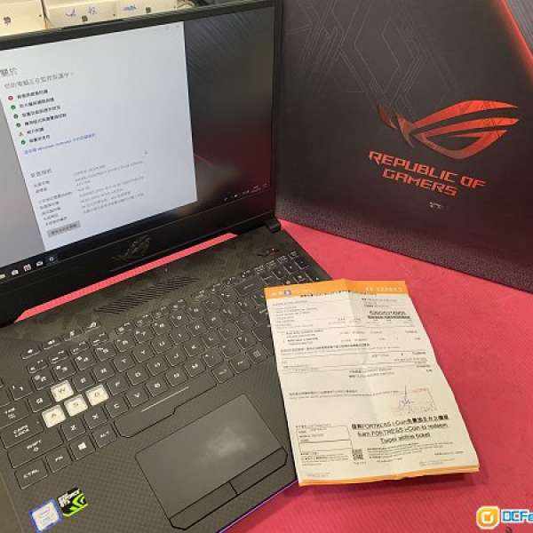 電競電腦Asus ROG Strix SCAR II Notebook (GL504G)，豐澤4月29號買 ，朋友禮物，...