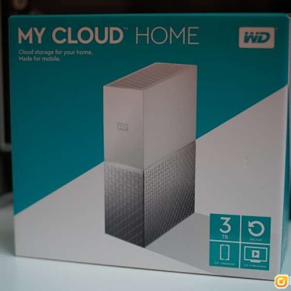 接近 全新有盒有單WD My Cloud Home 3TB