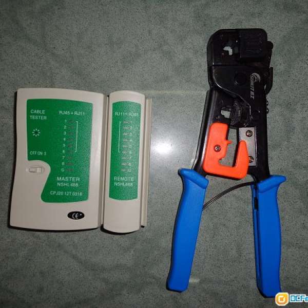 RJ45 Cable tester and Crimper