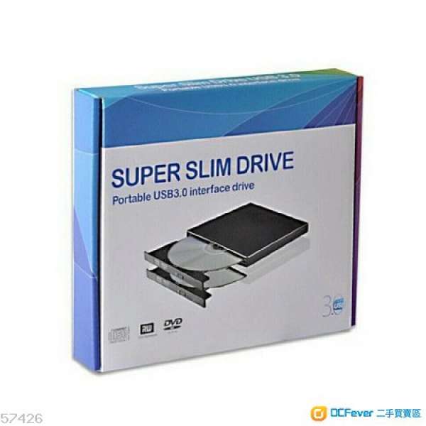 全新盒裝USB3 DVD机.燒碟.免驅程式