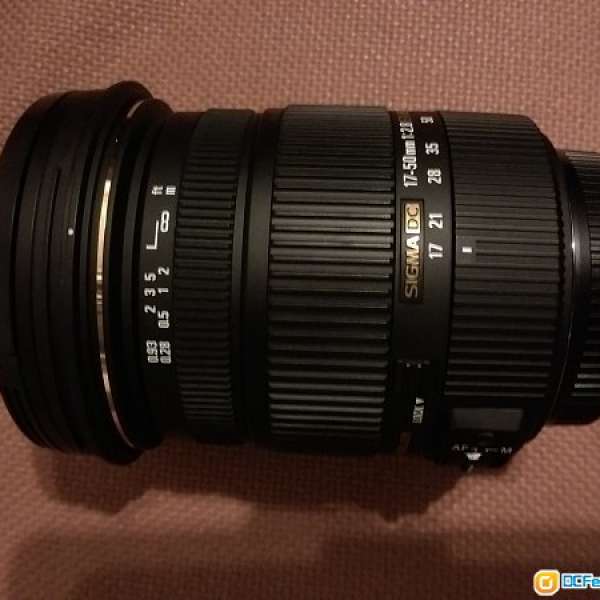 Sigma 17-50 f2.8mm EX DC OS HSM Nikon mount