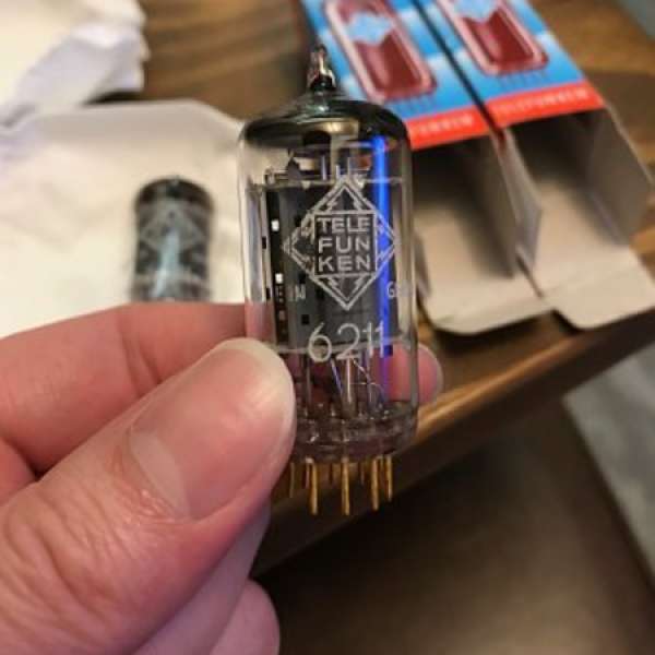 全新NOS Telefunken 6211/ ECC82/ 12AU7 金腳頂級古董真空管- 二手或