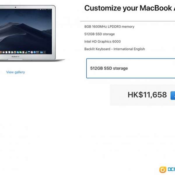 MacBook Air 13 2015 90％ new 500g 8g ssd  retina pro  256 512 128 xr xs