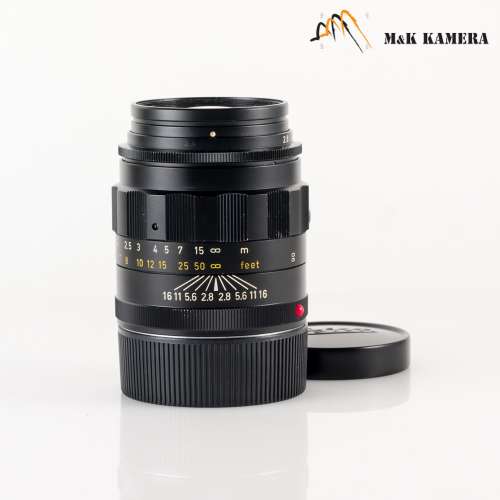 Leica Tele-Elmarit M 90mm/F2.8 Ver.I V.1/ Fat Black Lens #65881