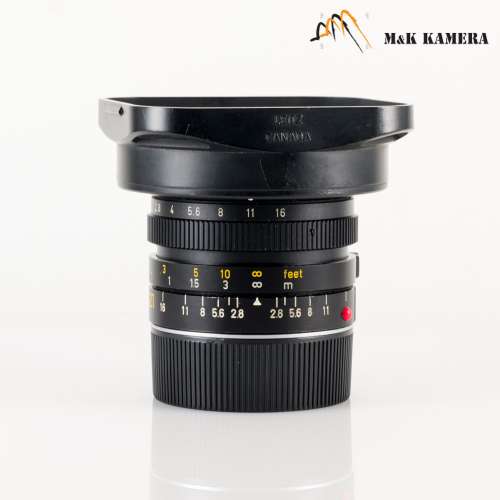 Leica Elmarit M 21mm/F2.8 E60 Pre-A Black Lens #65885