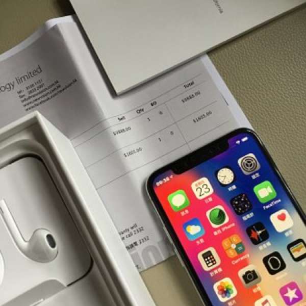 iPhone X 256g 白色 有正單 行貨 Apple care plus