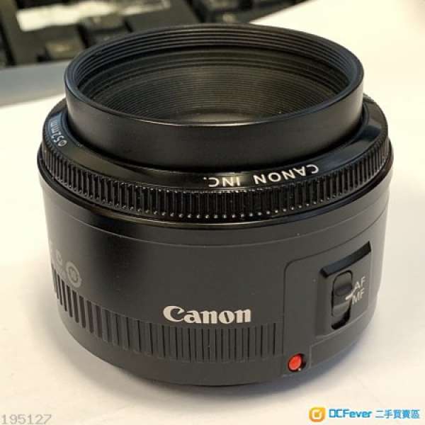 2012年買入的Canon EF 50mm 1.8 II 50.8 50 1.8