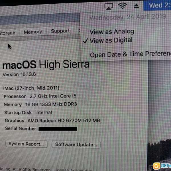iMac 27" 2011 i5 16G 1TB
