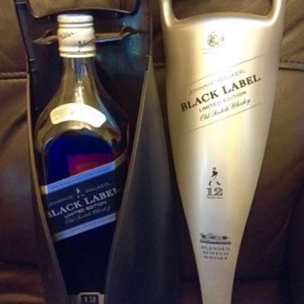 Johnnie walker Black Label 1公升限量絕版威士紀