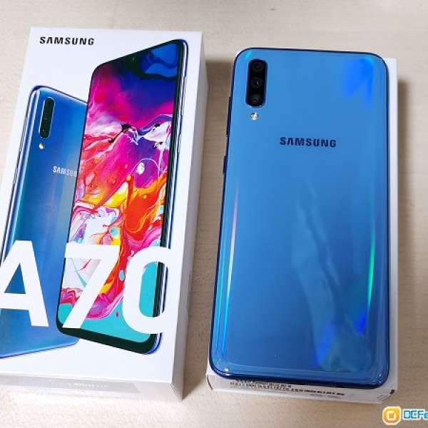 全新行貨 Samsung Galaxy A70 8GB +128GB 藍色 只開盒試機