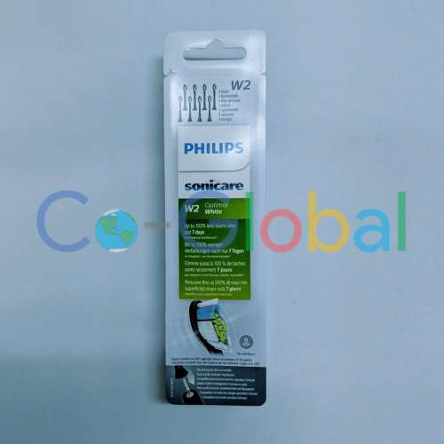 Philips Sonicare W2 Optimal White DiamondClean Brush Heads, 8pk, Black